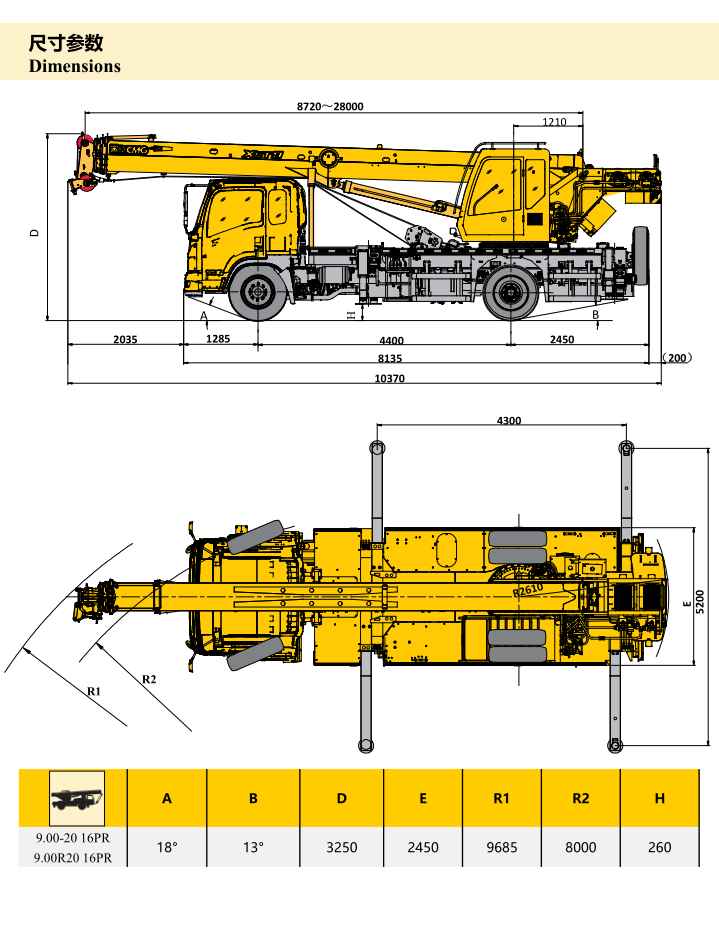 Mobile Truck Crane 10t