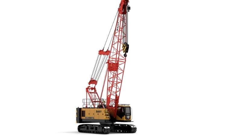 Crawler Construction crane